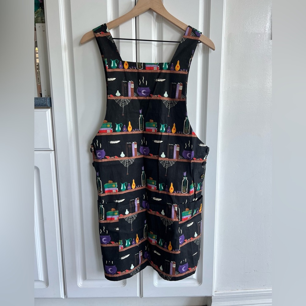 NWT Black Friday *Halloween Print* cotton Smock dress size 12